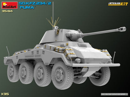 MiniArt Sd. Kfz. 234/2 Puma. Interior Kit