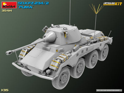 MiniArt Sd. Kfz. 234/2 Puma. Interior Kit