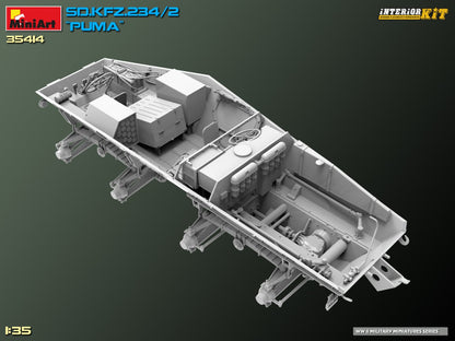 MiniArt Sd. Kfz. 234/2 Puma. Interior Kit