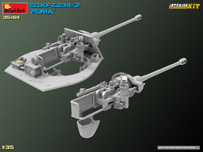 MiniArt Sd. Kfz. 234/2 Puma. Interior Kit