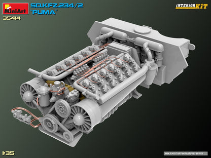 MiniArt Sd. Kfz. 234/2 Puma. Interior Kit