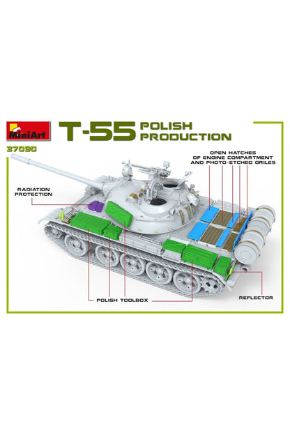 MiniArt T-55A Polonya Üretimi