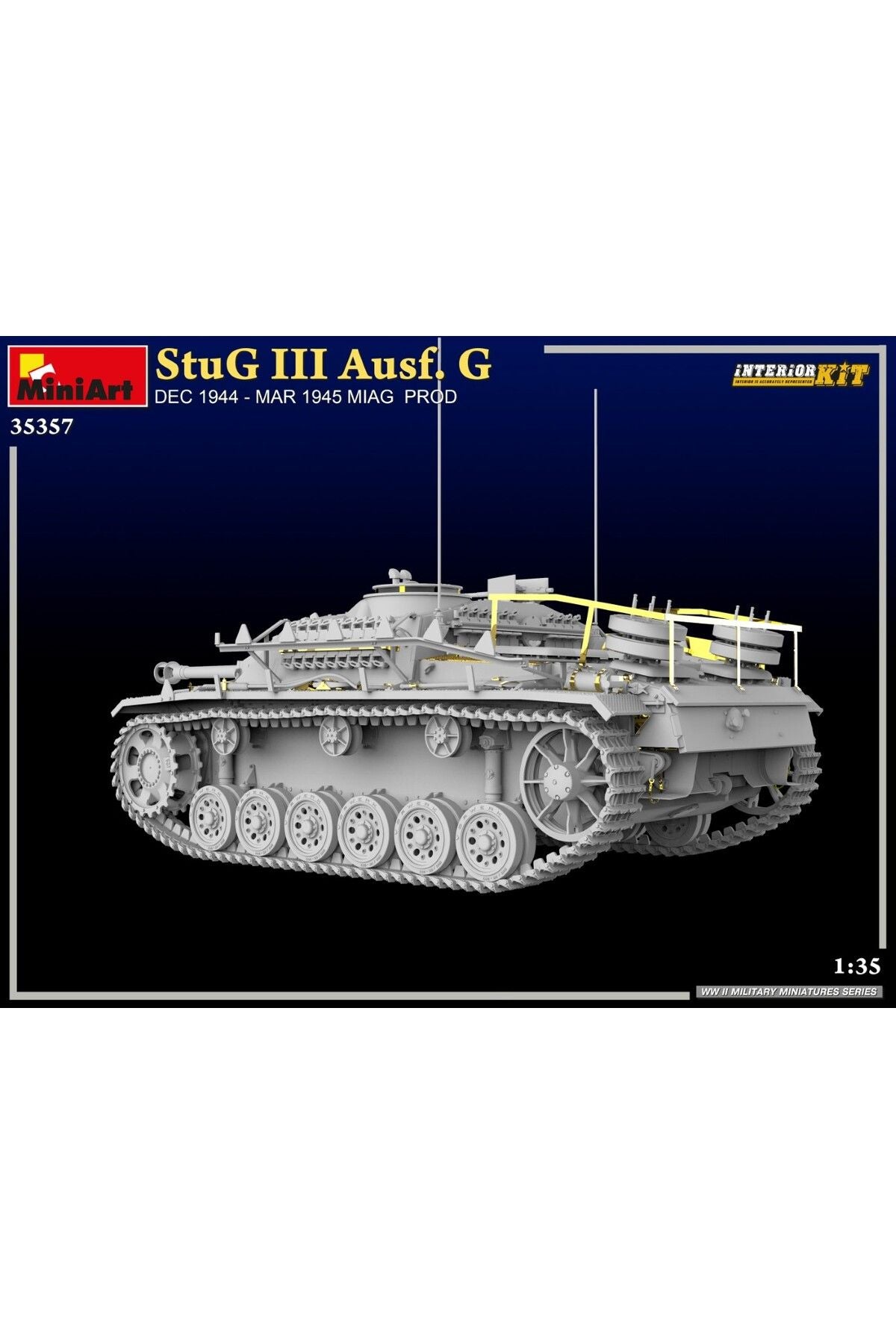 Miniart StuG III Ausf. G  Ara 1944 - Mart 1945 Interior Kit