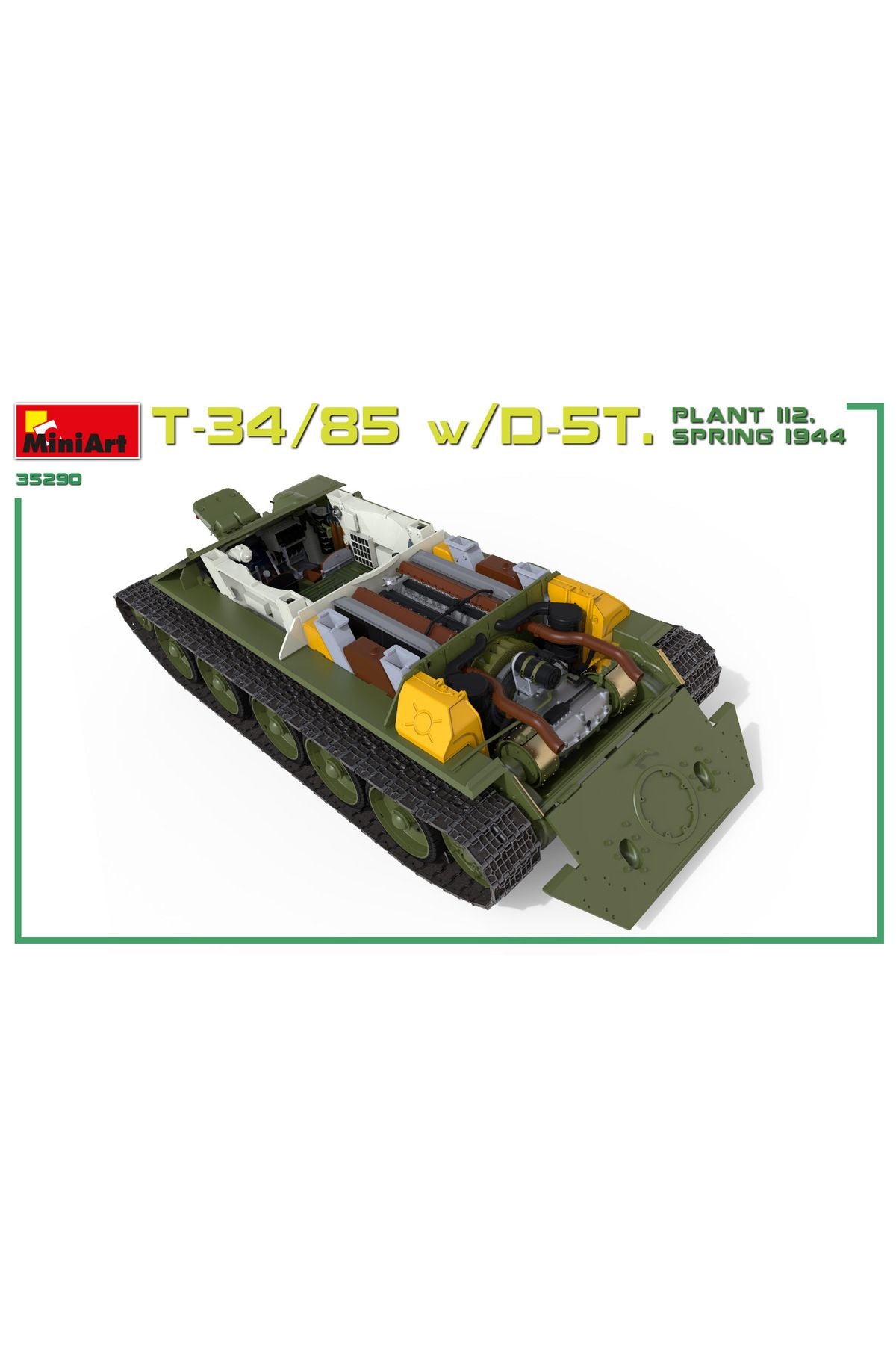 MiniArt T-34/85 w/D-5T . Plant 112. Spring 1944 Interior Kit