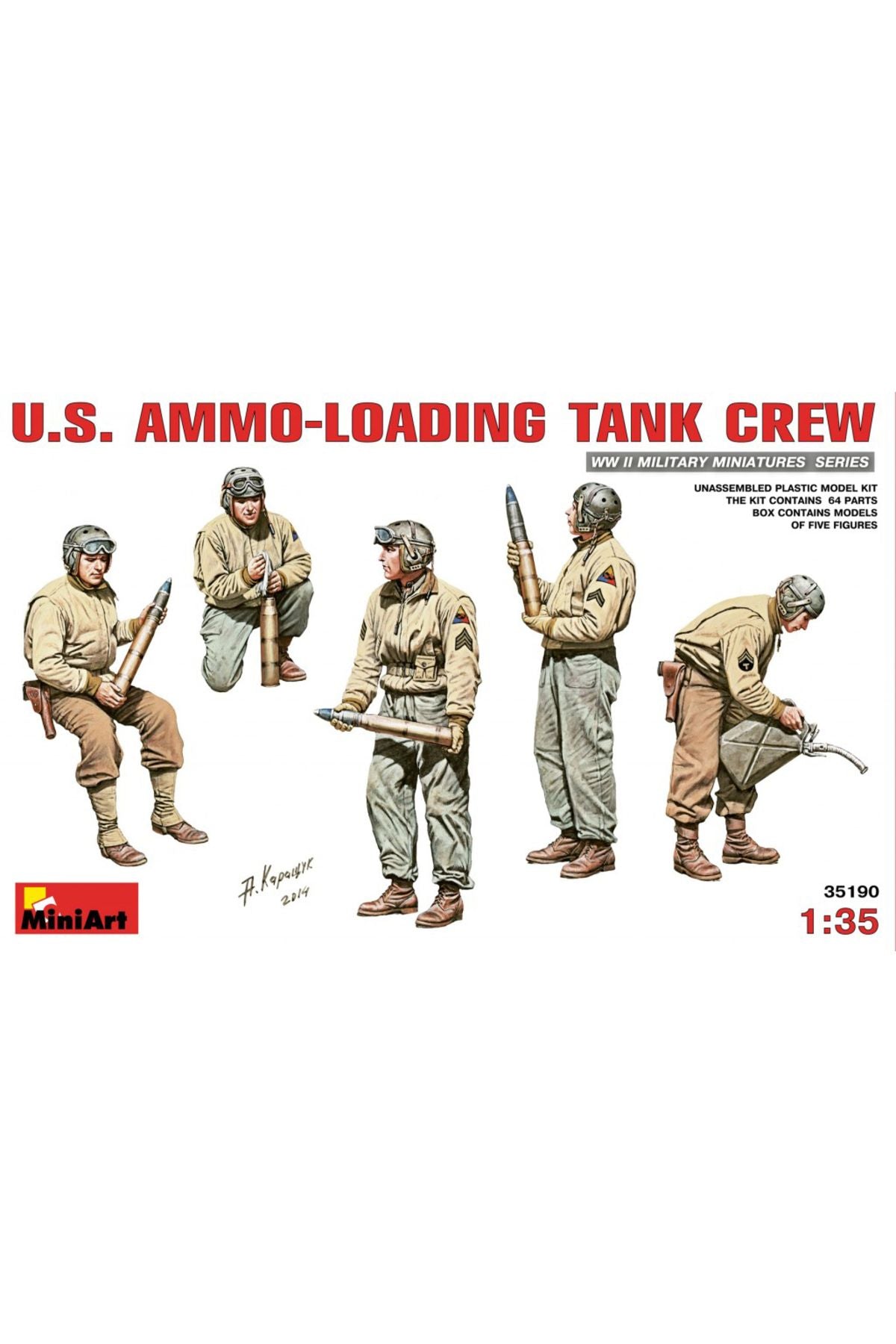 MiniArt Cephane Yükleyen Amerikan Tank Mürettebatı