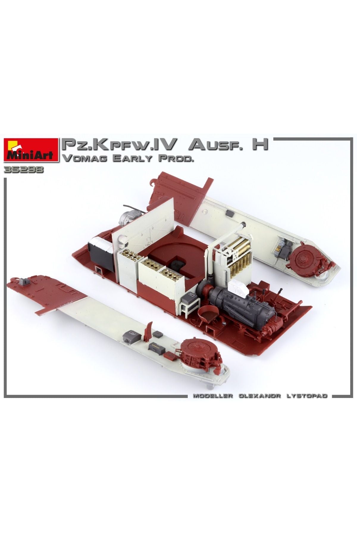 MiniArt Pz. Kpfw. IV Ausf. H Vomag İlk Üretim Mayıs 1943 Interior Kit