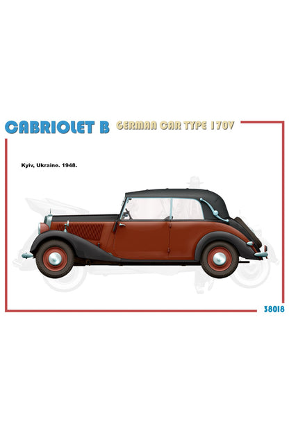 MiniArt 170V Cabriolet B Alman Arabası