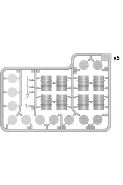 MiniArt Alman Yakıt Varilleri 200L