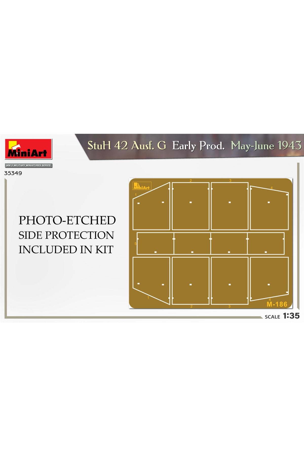 MiniArt StuH 42 Ausf. G. Early Prod (Mayıs-Haziran 1943)