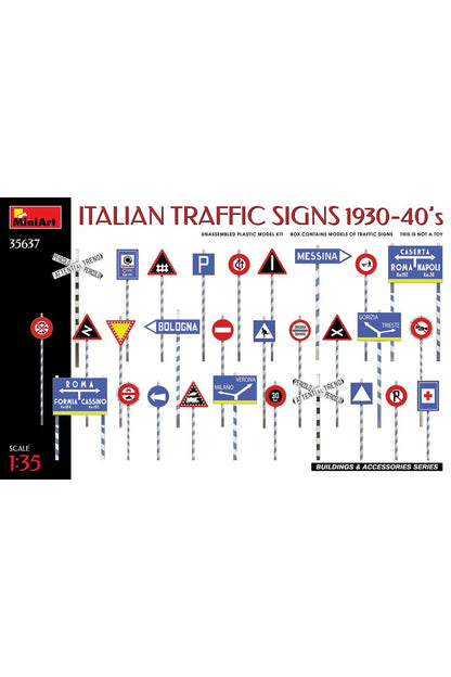 MiniArt İtalyan Yol İşaretleri 1930-40'lar
