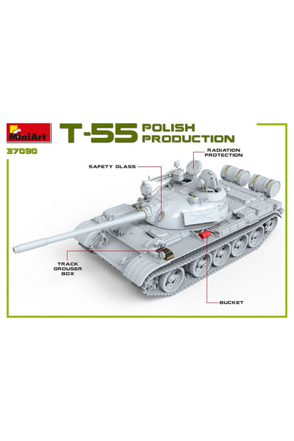 MiniArt T-55A Polonya Üretimi