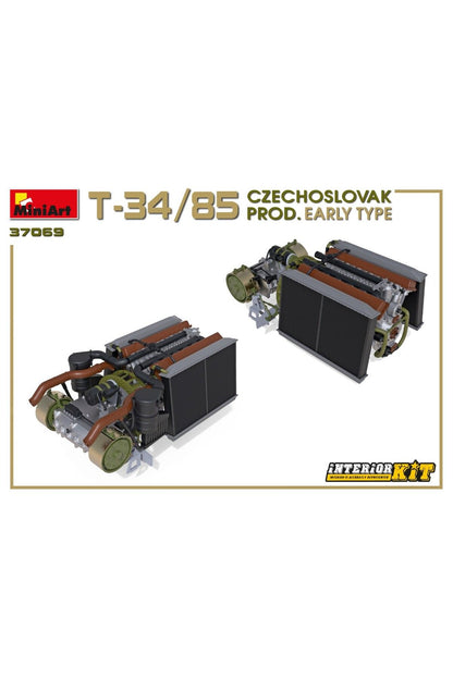 MiniArt T-34/85 Çekoslovakya Üretimi Early Type Interior Kit