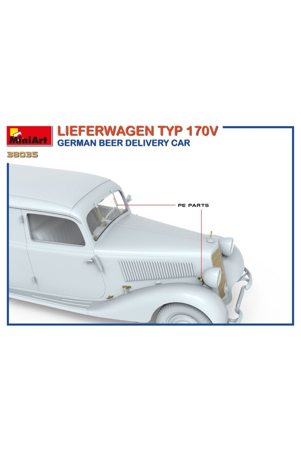 MiniArt Lieferwagen TYP 170V Alman Bira Servis Arabası