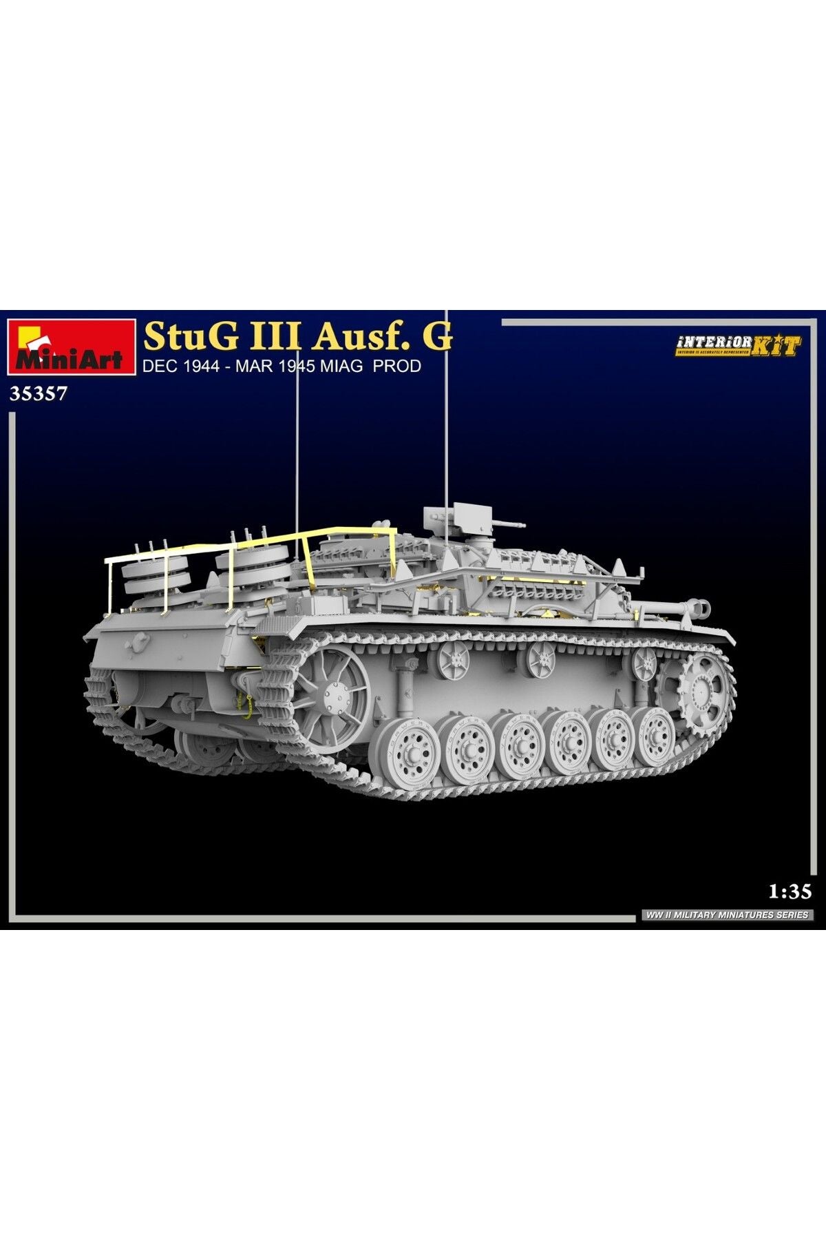 Miniart StuG III Ausf. G  Ara 1944 - Mart 1945 Interior Kit