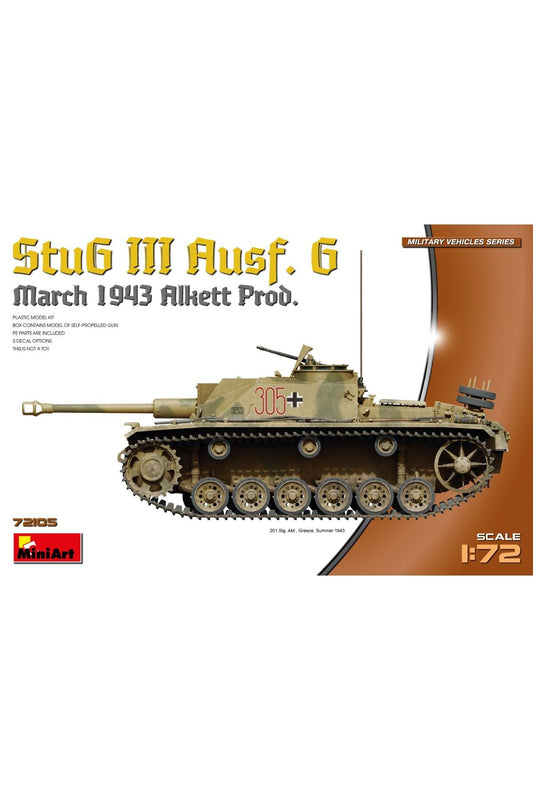 MiniArt 1:72 StuG III Ausf. G Mart 1943 Üretimi