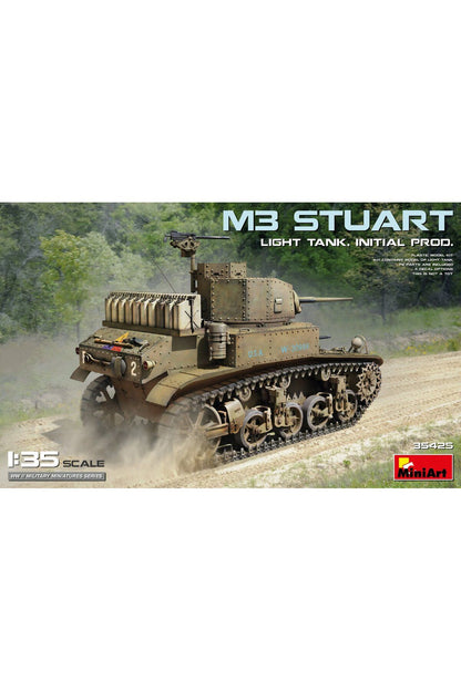 MiniArt 1:35 M3 Stuart Hafif Tank. İlk Üretim