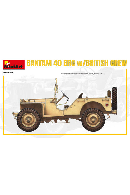 MiniArt İngiliz Mürettebatı ile Bantam 40 Brc - Özel Üretim