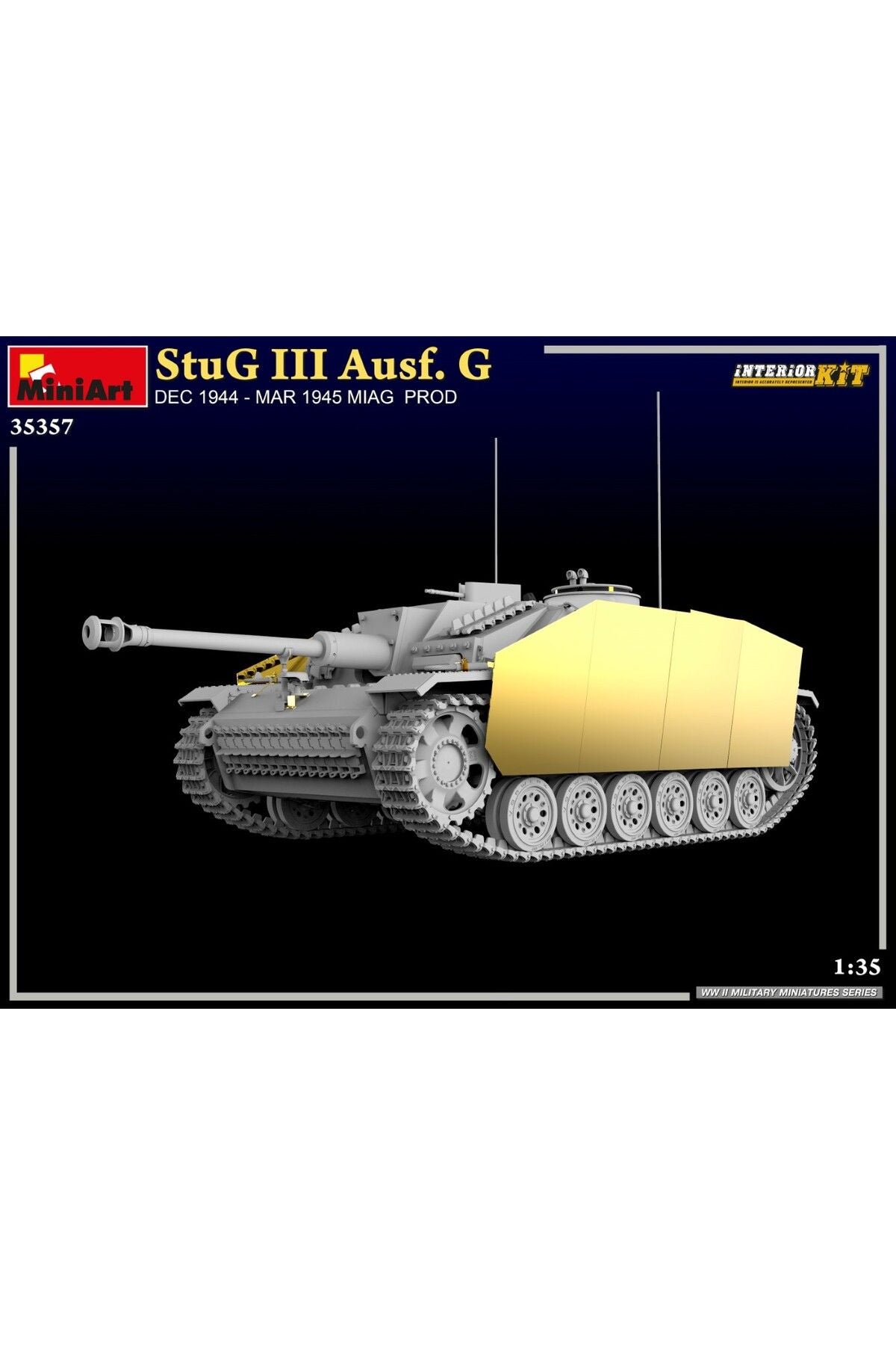 Miniart StuG III Ausf. G  Ara 1944 - Mart 1945 Interior Kit