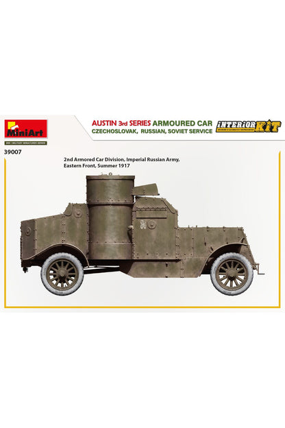 MiniArt Austin Zırhlı Araç 3. seri: Çekoslovakya, Rusya, Sovyet Servis Interior Kit