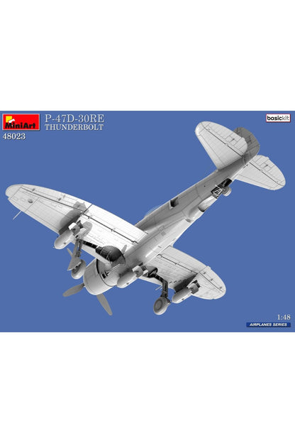 MiniArt 1:48 P-47D-30RE Thunderbolt. Temel Kit