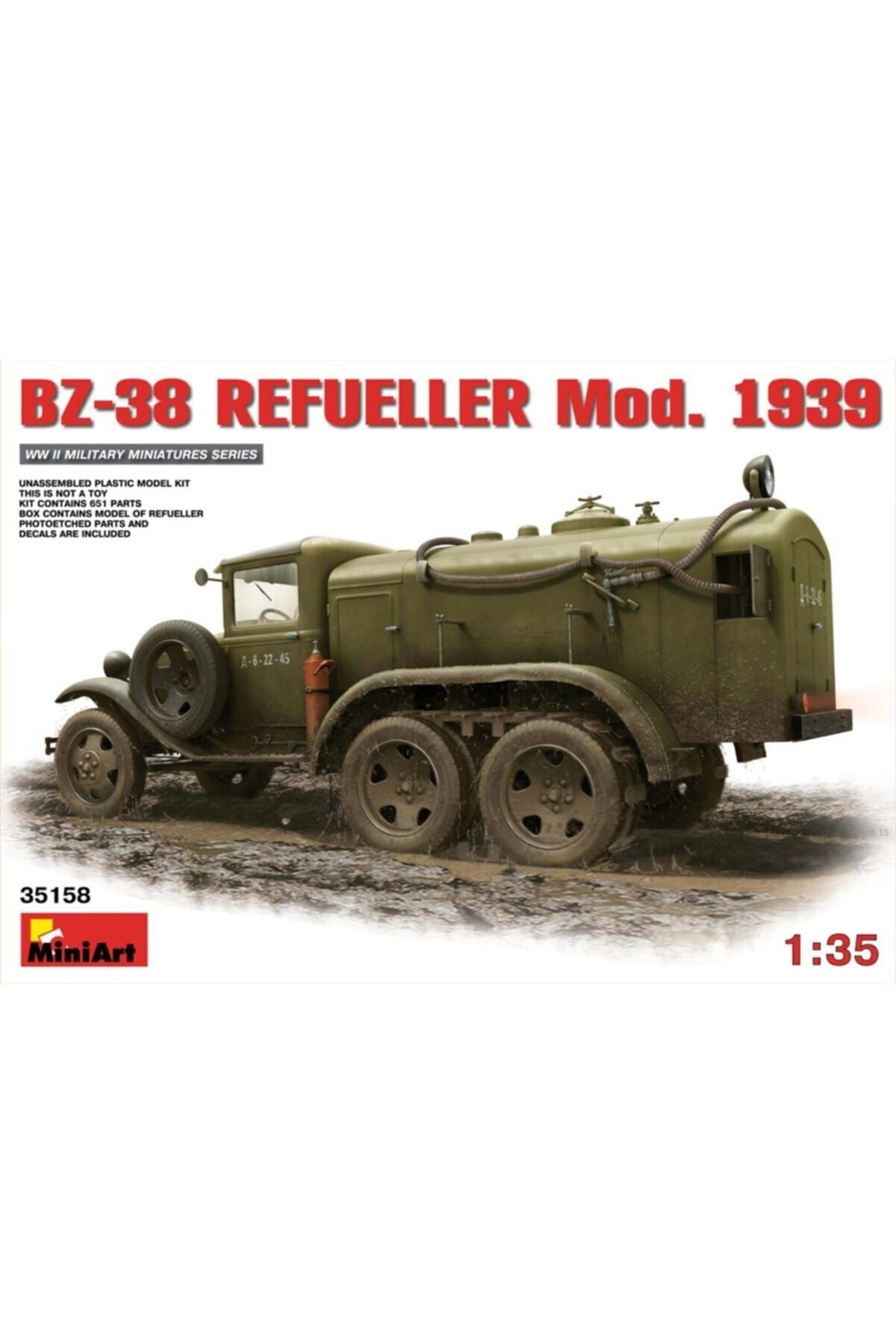 MiniArt BZ-38 Tanker 1939 Model.