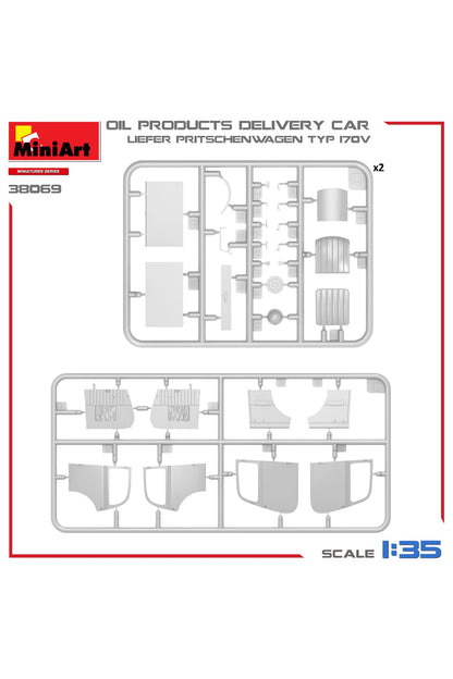 MiniArt 1:35 Liefer Pritschenwagen Typ 170V Petrol Ürünü Teslim Arabası