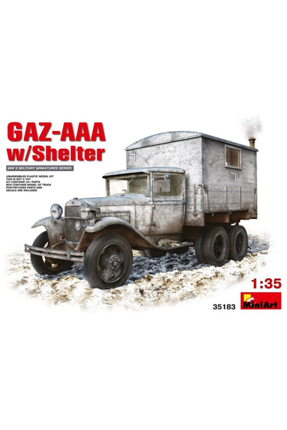 MiniArt GAZ-AAA. Sığınak ile birlikte.