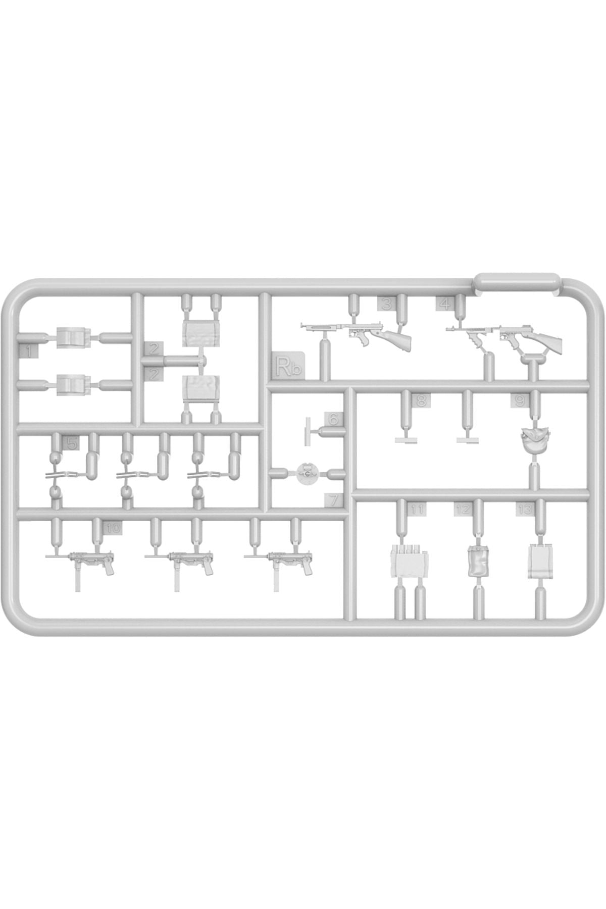 MiniArt Tank Mürettebatı ve Piyadeler için İngiliz Silah & Ekipmanı