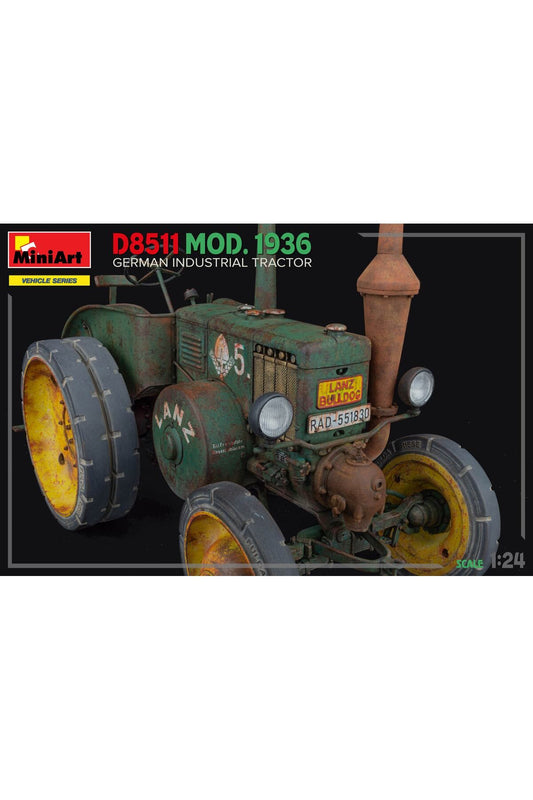 MiniArt 1:24 Alman Endüstriyel Traktör D8511 Mod. 1936