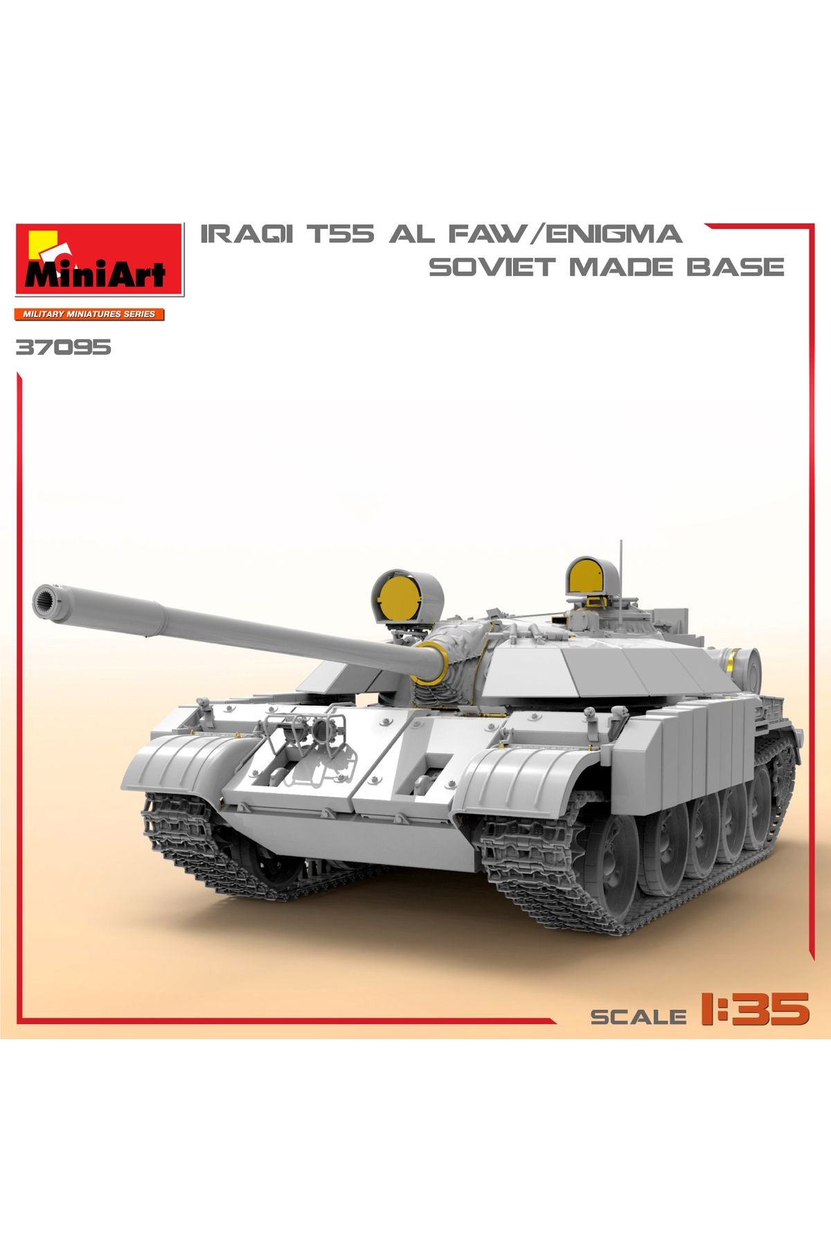 MiniArt 1:35 Iraklı T-55 Al Faw/Enigma. Sovyet Yapımı Kaide