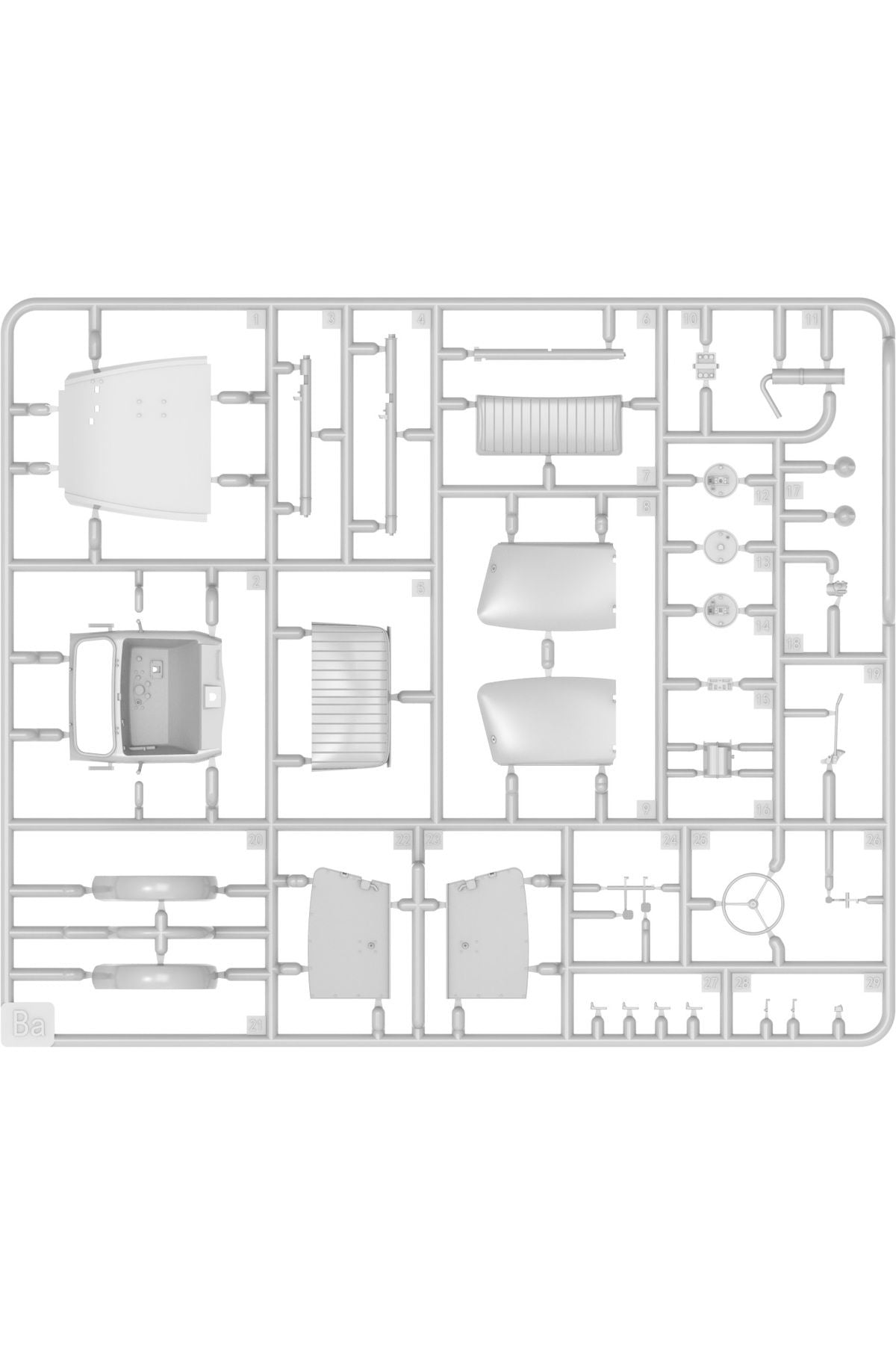 MiniArt Tempo A400 Lieferwagen. Alman-3 Tekerlekli Servis Aracı