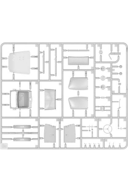 MiniArt Tempo A400 Lieferwagen. Alman-3 Tekerlekli Servis Aracı