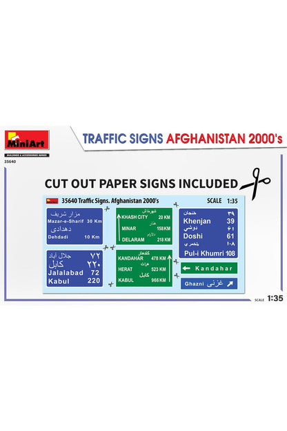 MiniArt Afganistan Trafik İşaretleri 2000ler