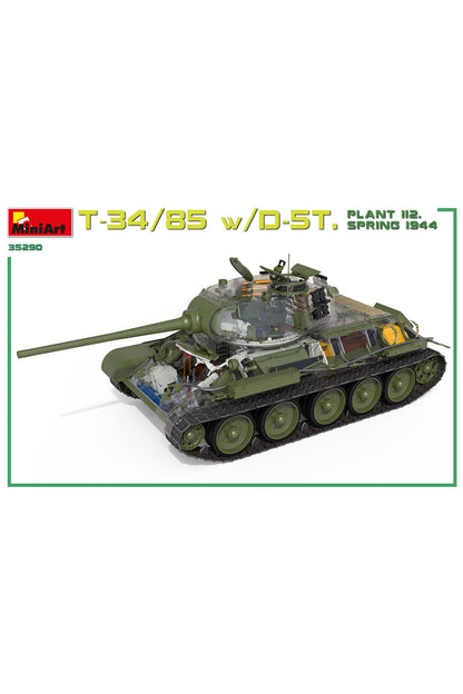 MiniArt T-34/85 w/D-5T . Plant 112. Spring 1944 Interior Kit