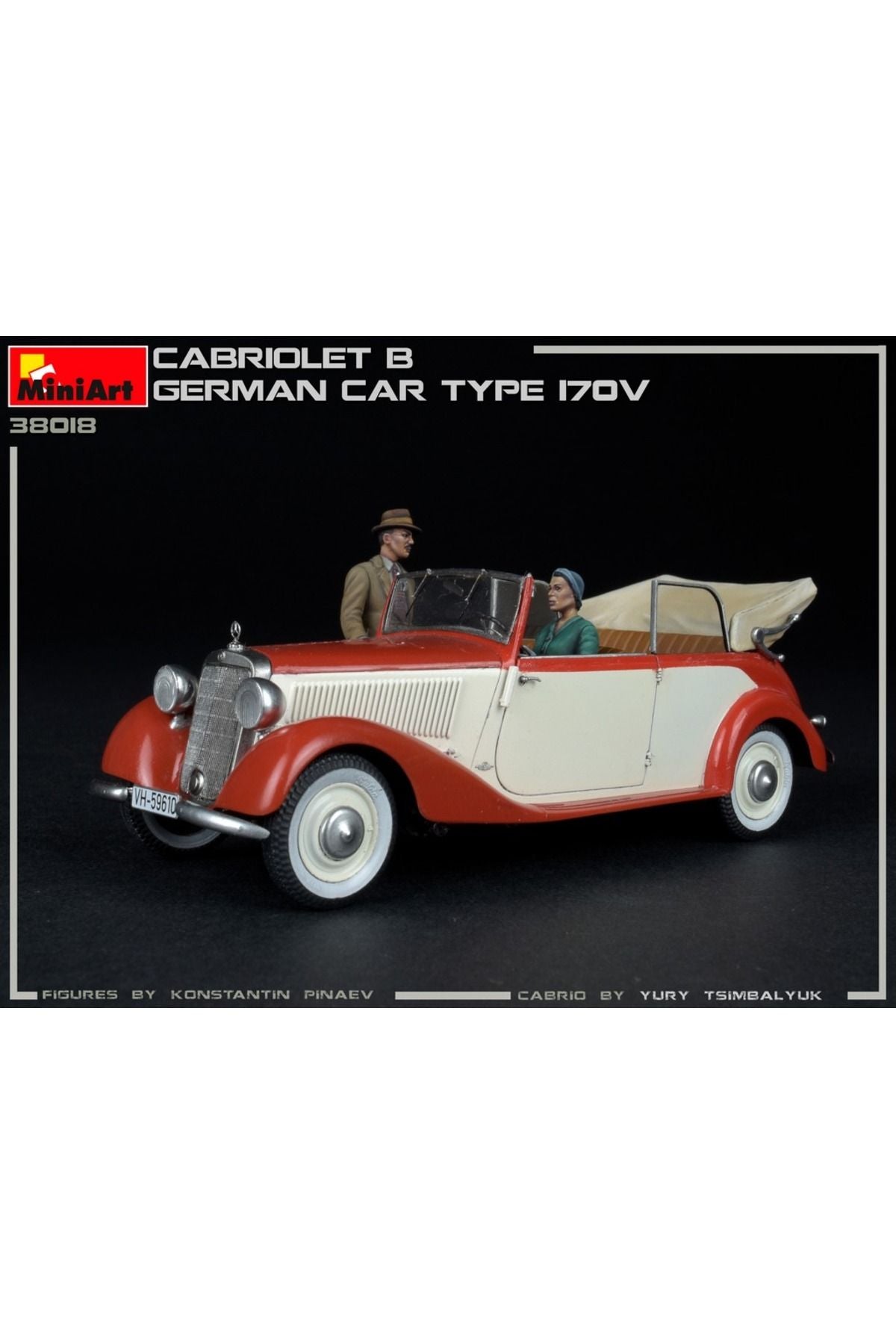 MiniArt 170V Cabriolet B Alman Arabası