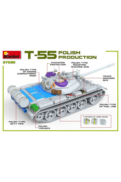 MiniArt T-55A Polonya Üretimi