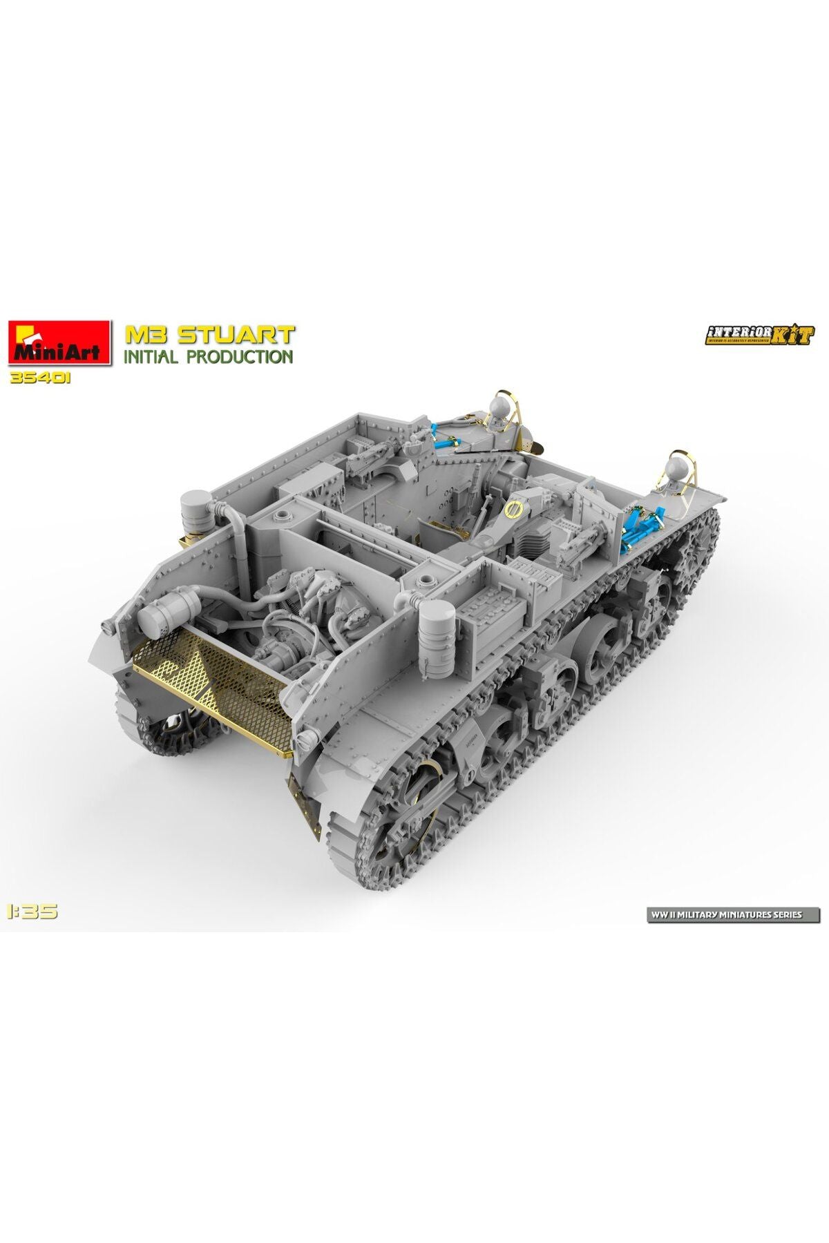 MiniArt 1:35 M3 Stuart İlk Üretim Interior Kit