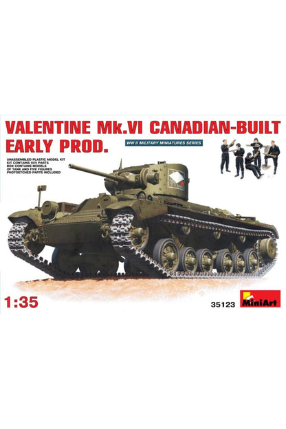 MiniArt Valentine Mk 6. Kanada -built Early Prod.