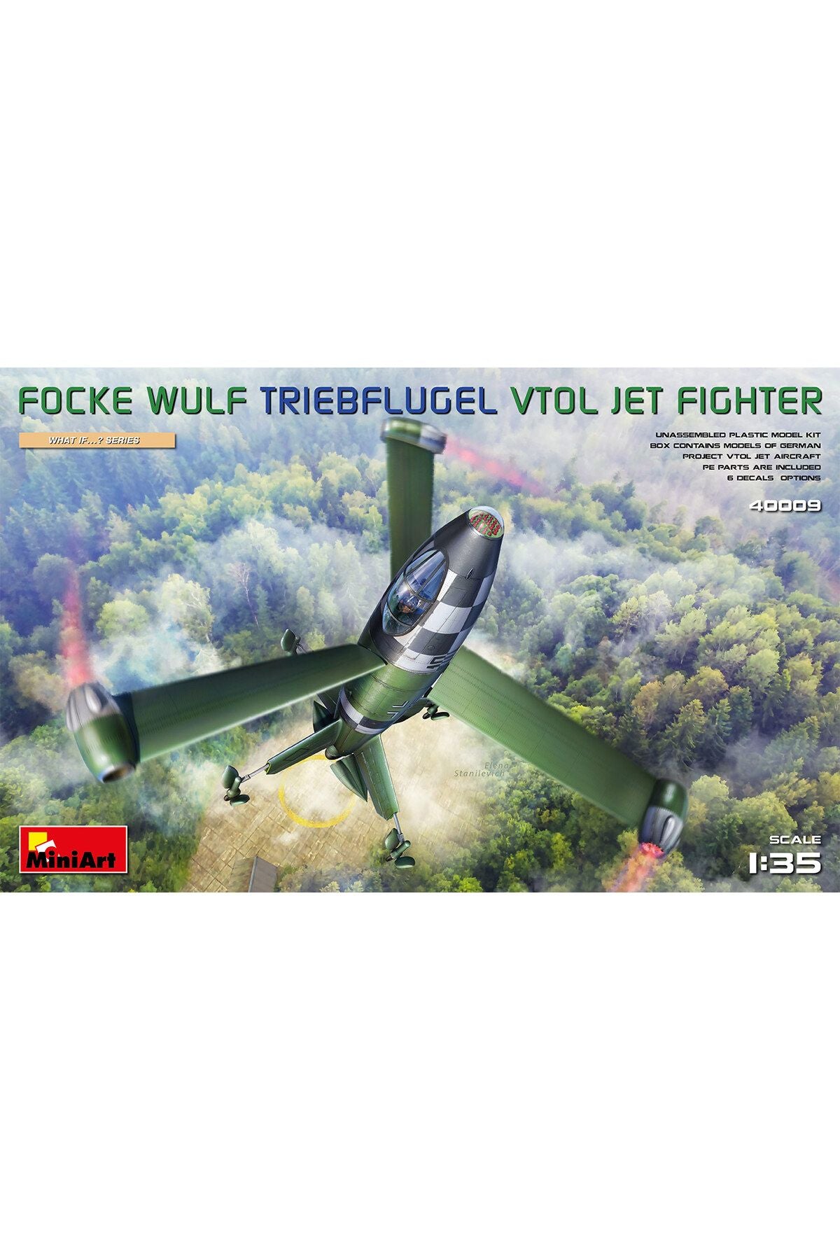 MiniArt Focke Wulf Triebflugel (VTOL) Jet UçaĞı