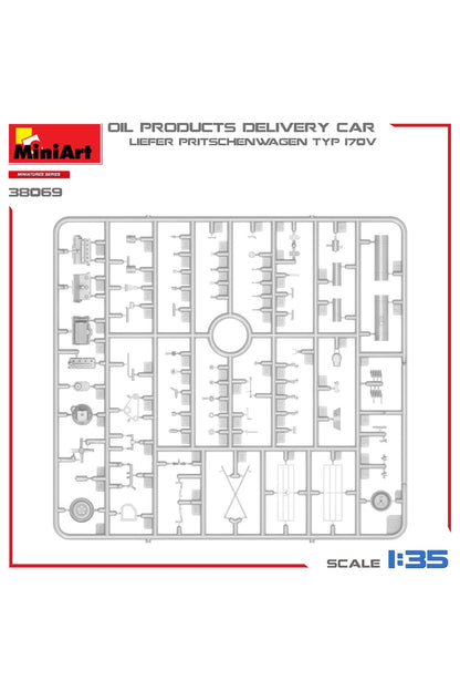 MiniArt 1:35 Liefer Pritschenwagen Typ 170V Petrol Ürünü Teslim Arabası