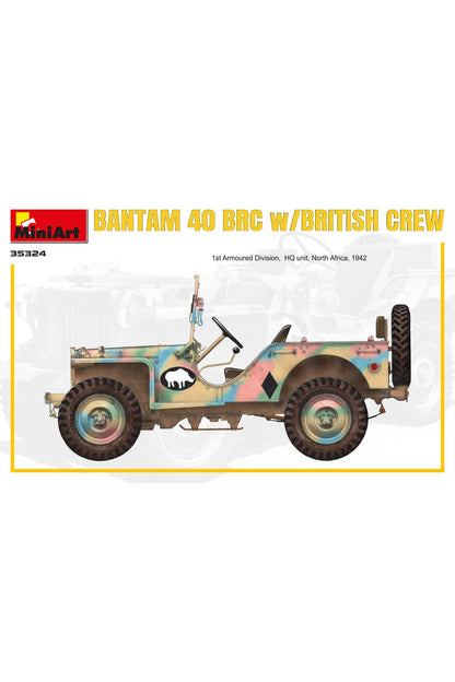 MiniArt İngiliz Mürettebatı ile Bantam 40 Brc - Özel Üretim