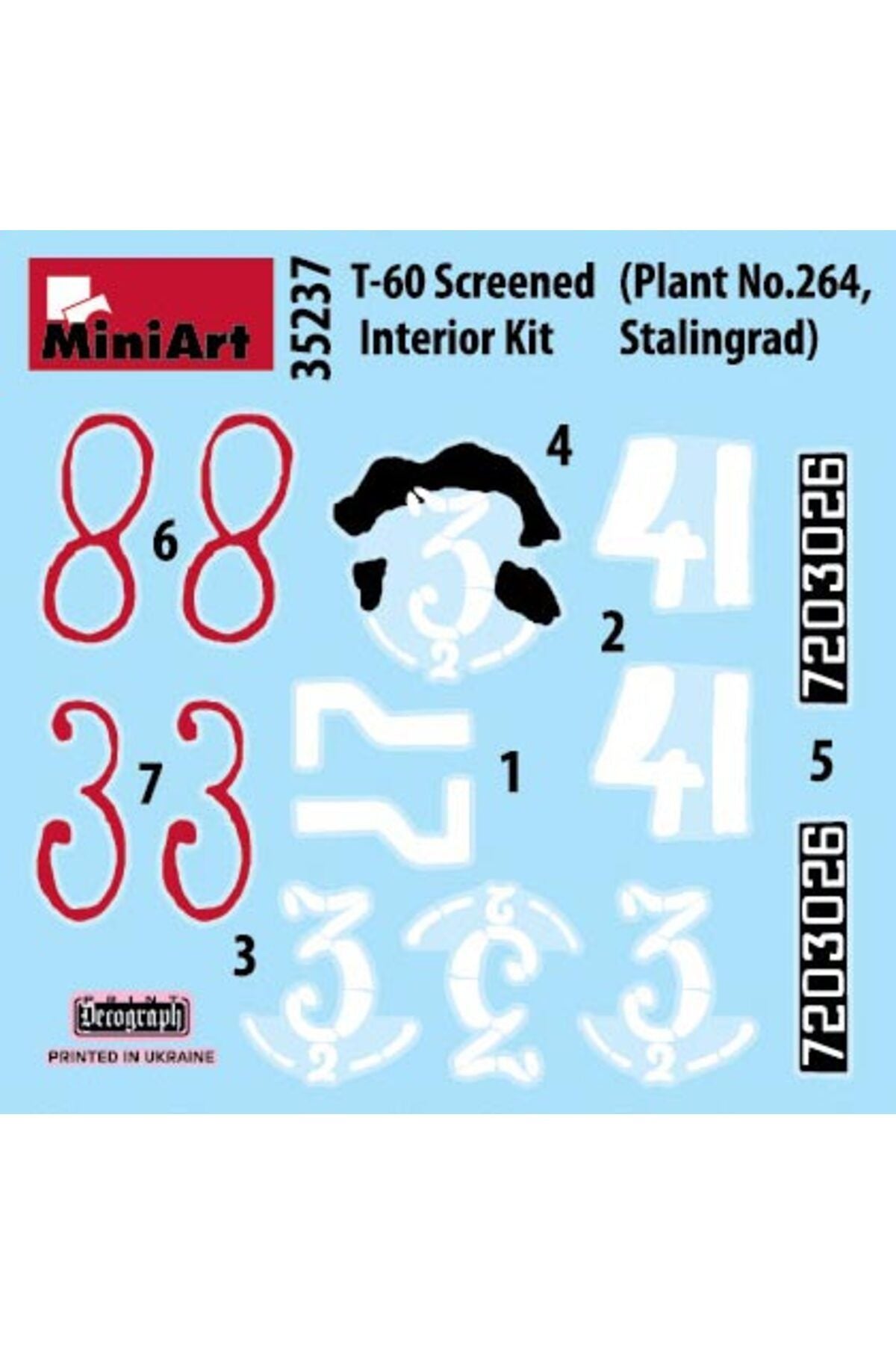 MiniArt T-60 Screened (P1. No.264, Stalingrad) Interior Kit