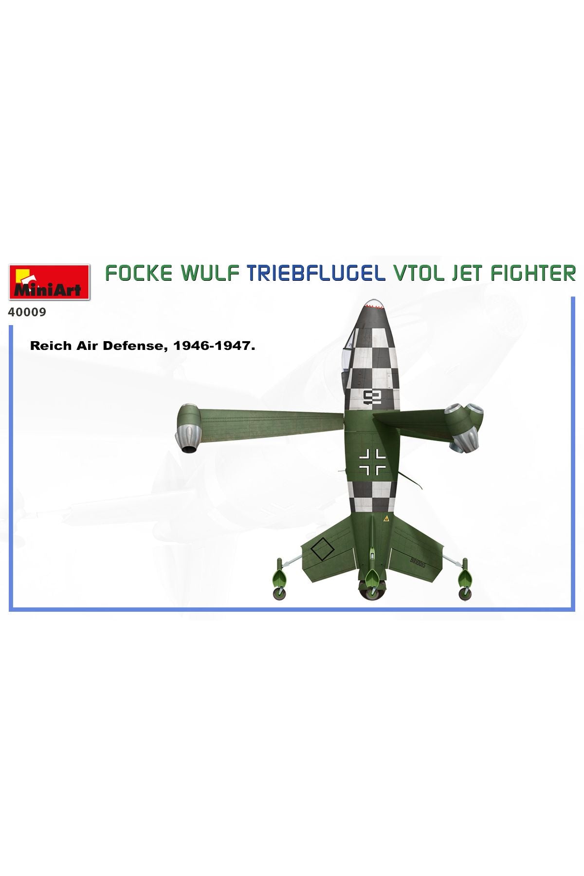 MiniArt Focke Wulf Triebflugel (VTOL) Jet UçaĞı