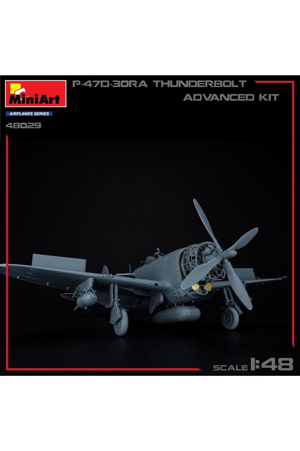 MiniArt 1:48 P-47D-30RA Thunderbolt. İleri Düzey Kit.