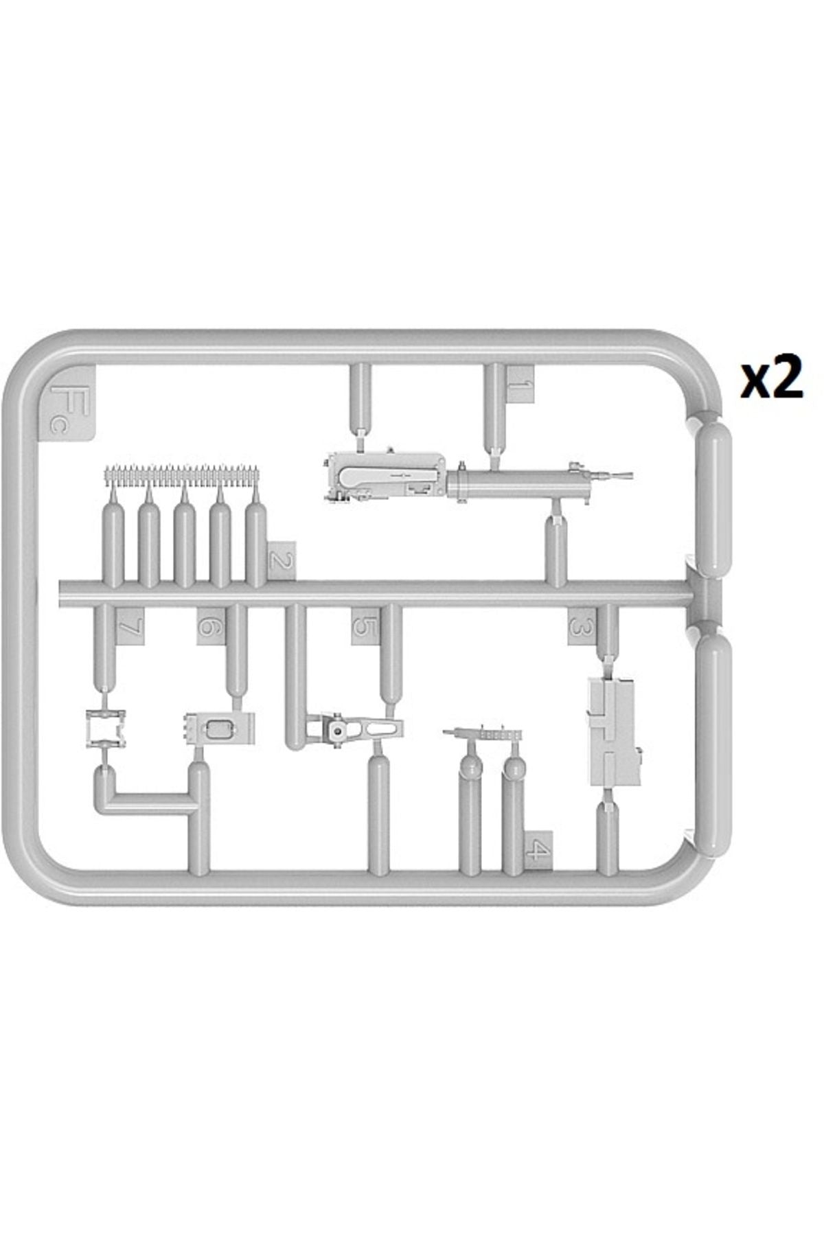 MiniArt Austin Zırhlı Araç 3. Seri: Freikorps Servis. Interior Kit