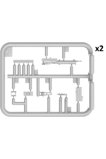 MiniArt Austin Zırhlı Araç 3. Seri: Freikorps Servis. Interior Kit