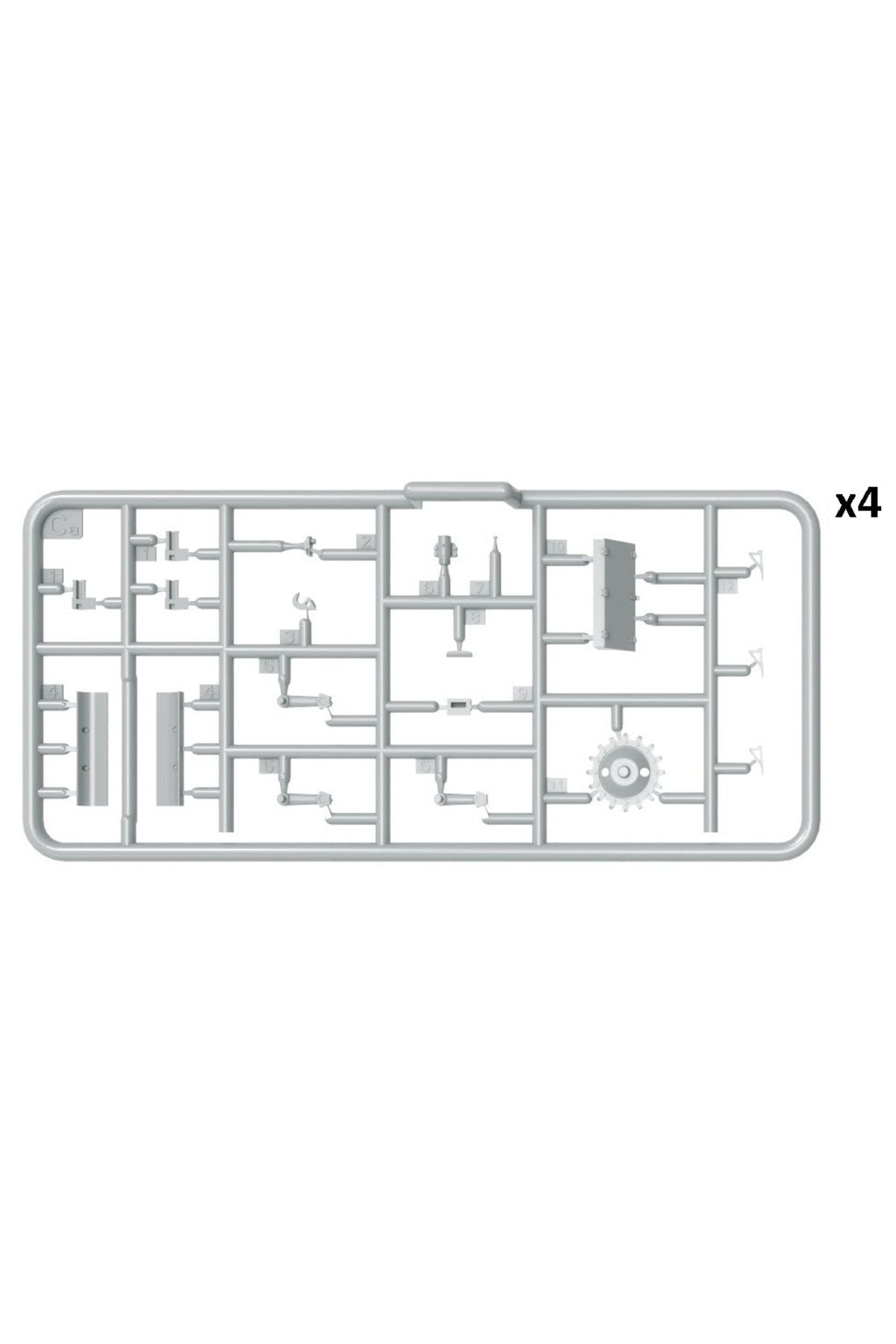 MiniArt Alman Topçu Traktörü T-60(r), PaK40 Top ve Mürettebat