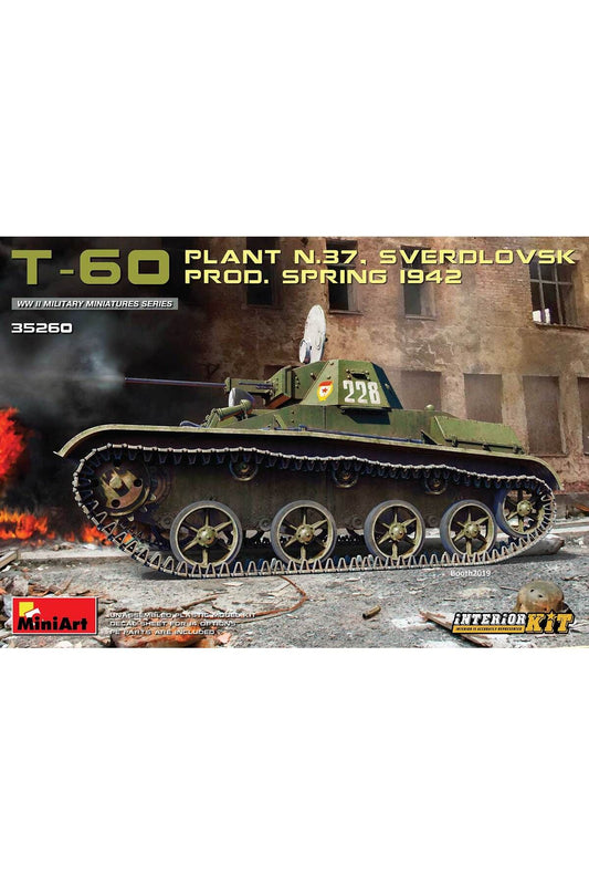 MiniArt T-60 (Plant No.37) Prod. Spring 1942 Interior Kit