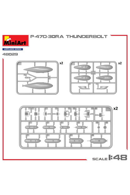 MiniArt 1:48 P-47D-30RA Thunderbolt. İleri Düzey Kit.