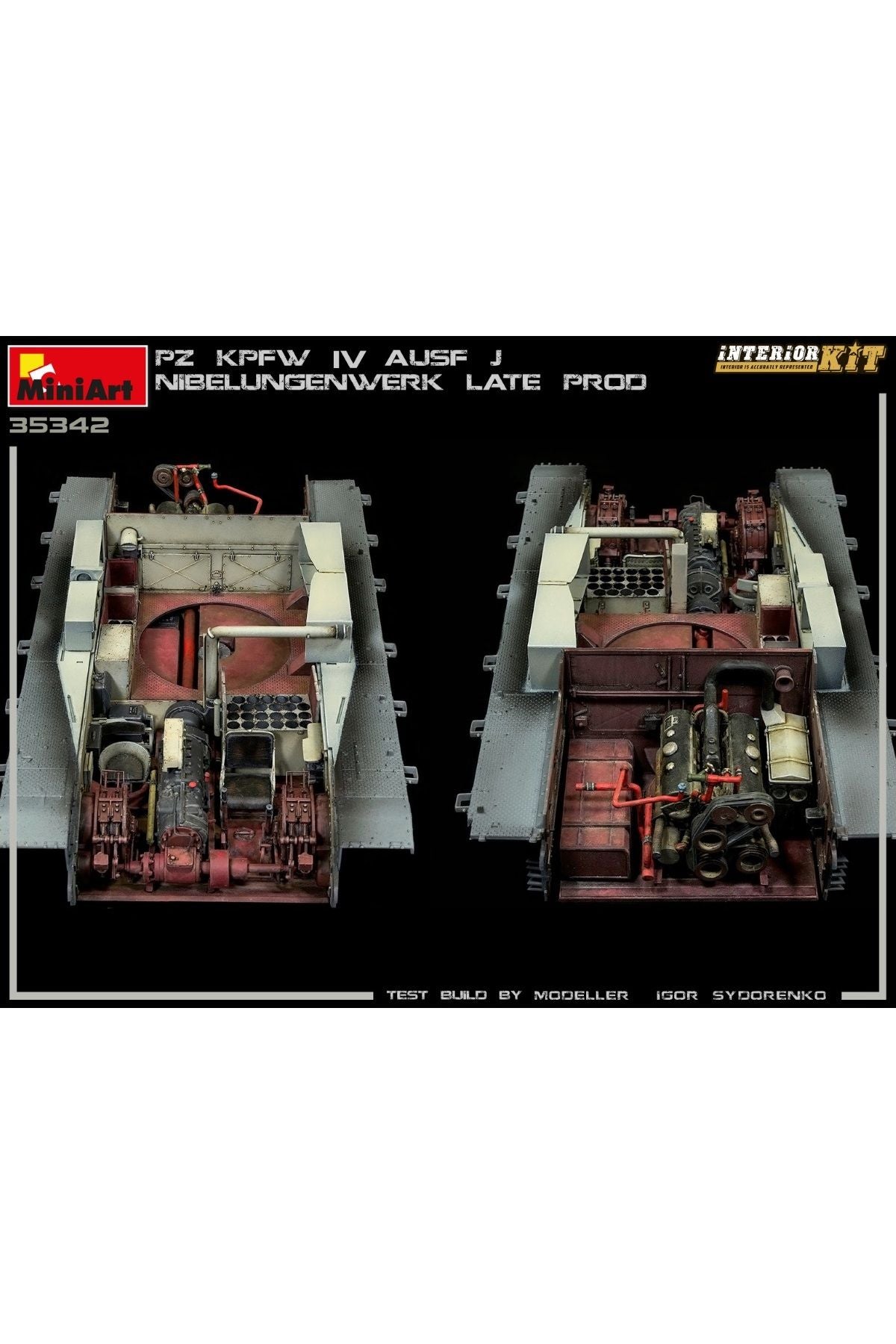 MiniArt Pz. Kpfw. IV Ausf J Nibelungenwerk Son Üretim (Ocak-Şubat 1945) Interior Kit